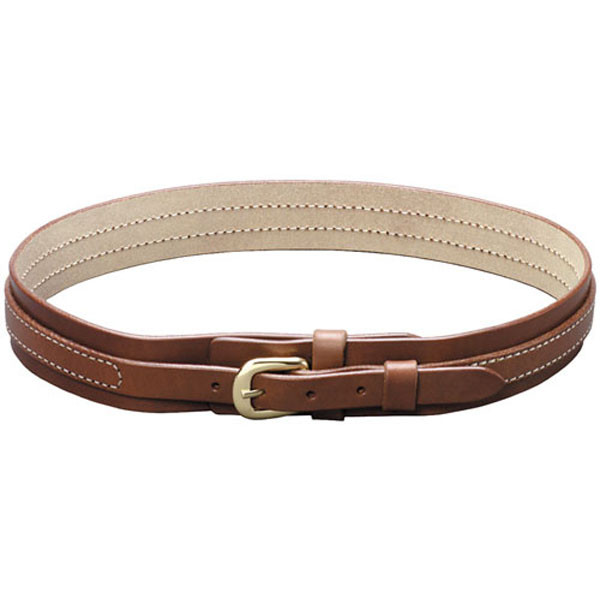 (image for) Black Plain Leather Ranger Belt 36